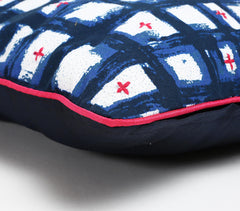 Ikat & Kantha Cushion Cover eco