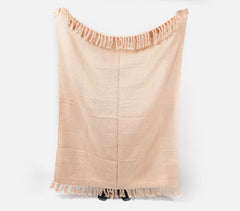 Pastel Acrylic Tasseled Throw