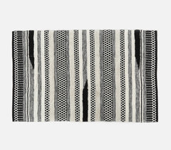 Woven & Tufted Monochrome Textured Rug