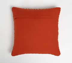 Textured Cotton & Acrylic Cushion Cover