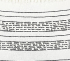 Cotton Wool Throw with Tufts & Tassels o 1