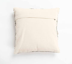 Tufted & Fringed Cotton cushion cover 1