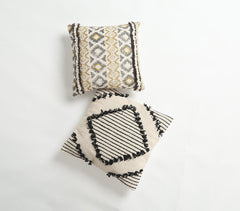Textured Monochrome Cushion Cover