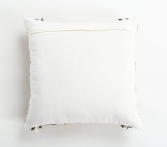 Textured Diamond Pattern Cotton Cushion Cover