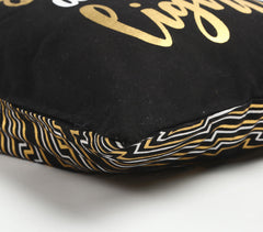 Typographic Two-sided Cushion Cover
