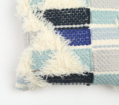 Tufted Shaggy Cotton & Wool Cushion Cover