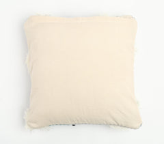 Tufted Shaggy Cotton & Wool Cushion Cover