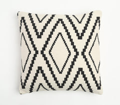 Woven Monotone Geometric Cushion cover