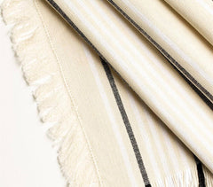 Handmade Cotton Vertical Limits Table Runner