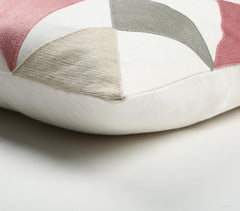 Textured & Triangle Patterned Cushion Cover
