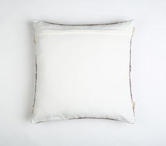 Block Printed Tufted Cotton Cushion cover