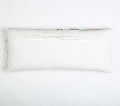 Block Printed & Tufted Lumbar Cushion cover Q1