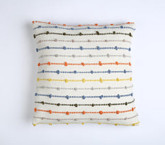 Striped Color Pop Handloom Cushion cover