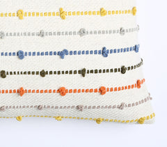 Striped Color Pop Handloom Cushion cover