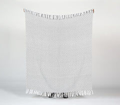 Handloom Diamond Smokey throw