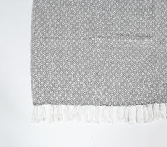 Handloom Diamond Smokey throw