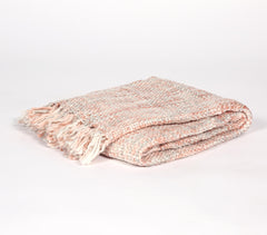 Knitted Pastel Acrylic Throw