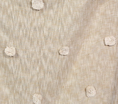 Tasseled & Polka Tufted Throw