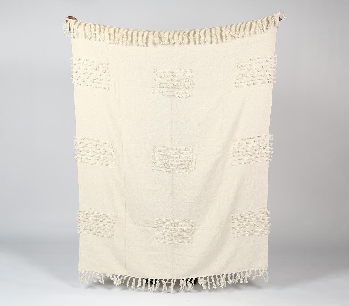 Patch Tufted Handwoven Throw