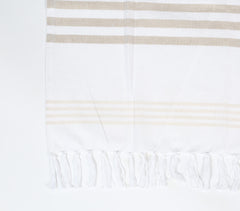 Handwoven Striped Cotton Bath Towel 1