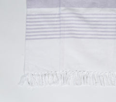 Handwoven Striped Cotton Bath Towel
