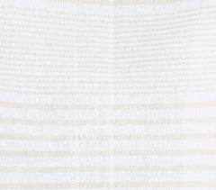 Striped Neutral Tasseled Towel