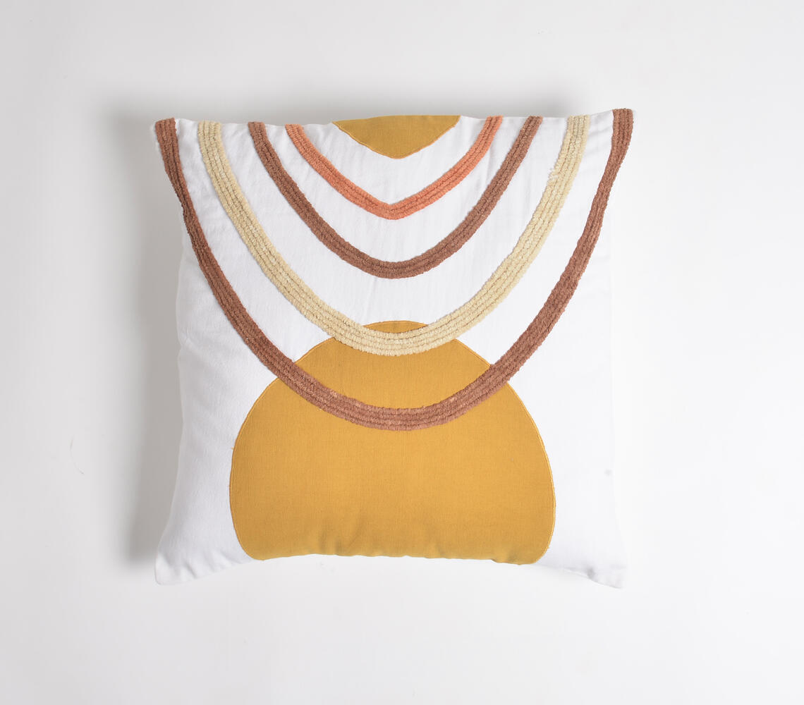 Embroidered Patchwork Cushion cover_1