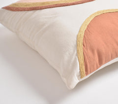 Embroidered Patchwork Cushion cover Q