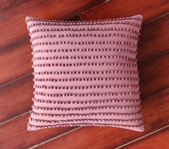 Embellished Mauve Cushion Cover