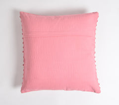 Embellished Flamingo Pink Cushion Cover