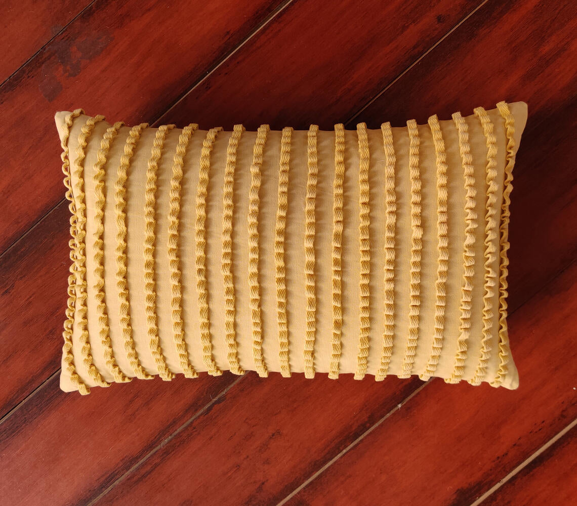 Embellished Tuscan Lumbar Cushion Cover