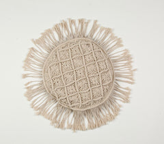 Macrame Round Cushion cover Q2