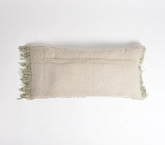 Striped & Fringed pillow cover