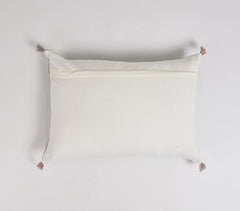 Handwoven Fern lumbar pillow cover