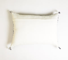 Handwoven Cobalt lumbar pillow cover