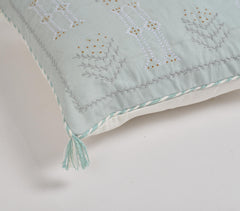 Minimal Mint Embroidered Cushion cover