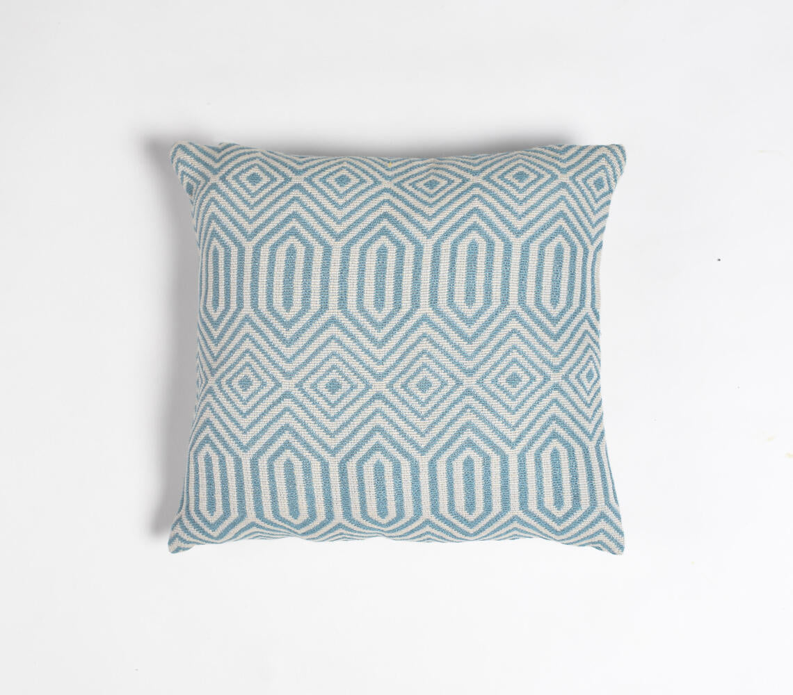 Geometric Sky Cushion cover
