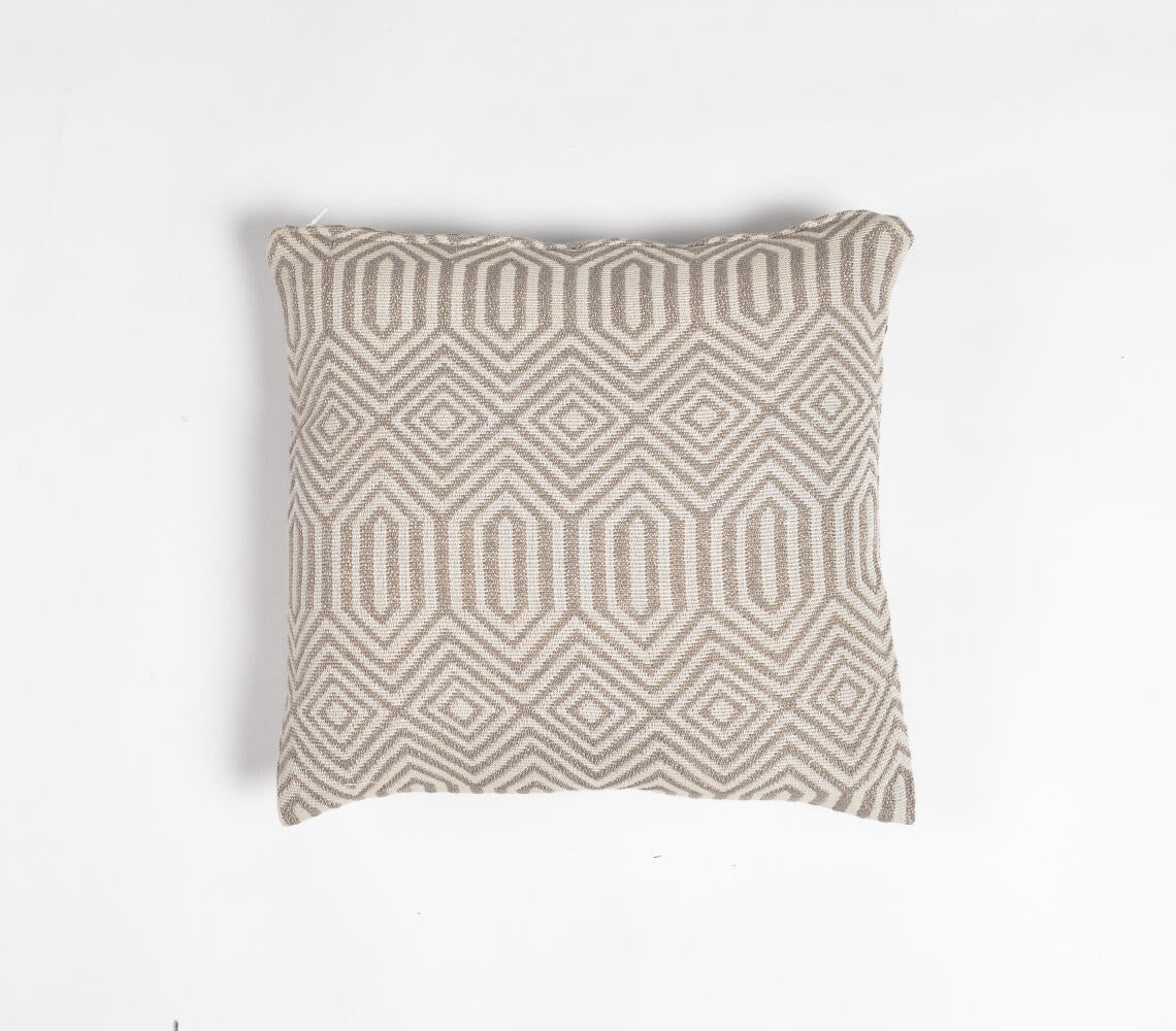 Geometric Grey Cushion cover
