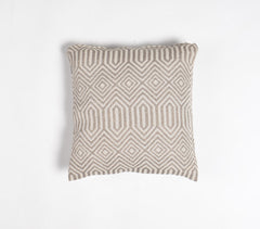 Geometric Grey Cushion cover