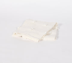Handwoven Wool & Cotton Tasseled Throw