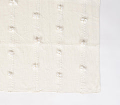 Handwoven Wool & Cotton Tasseled Throw