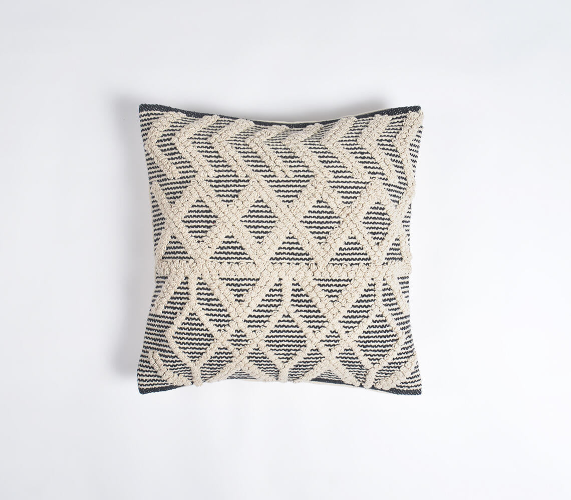 Geometric Textured Cushion cover