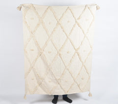 Shaggy Diamond Muted Throw