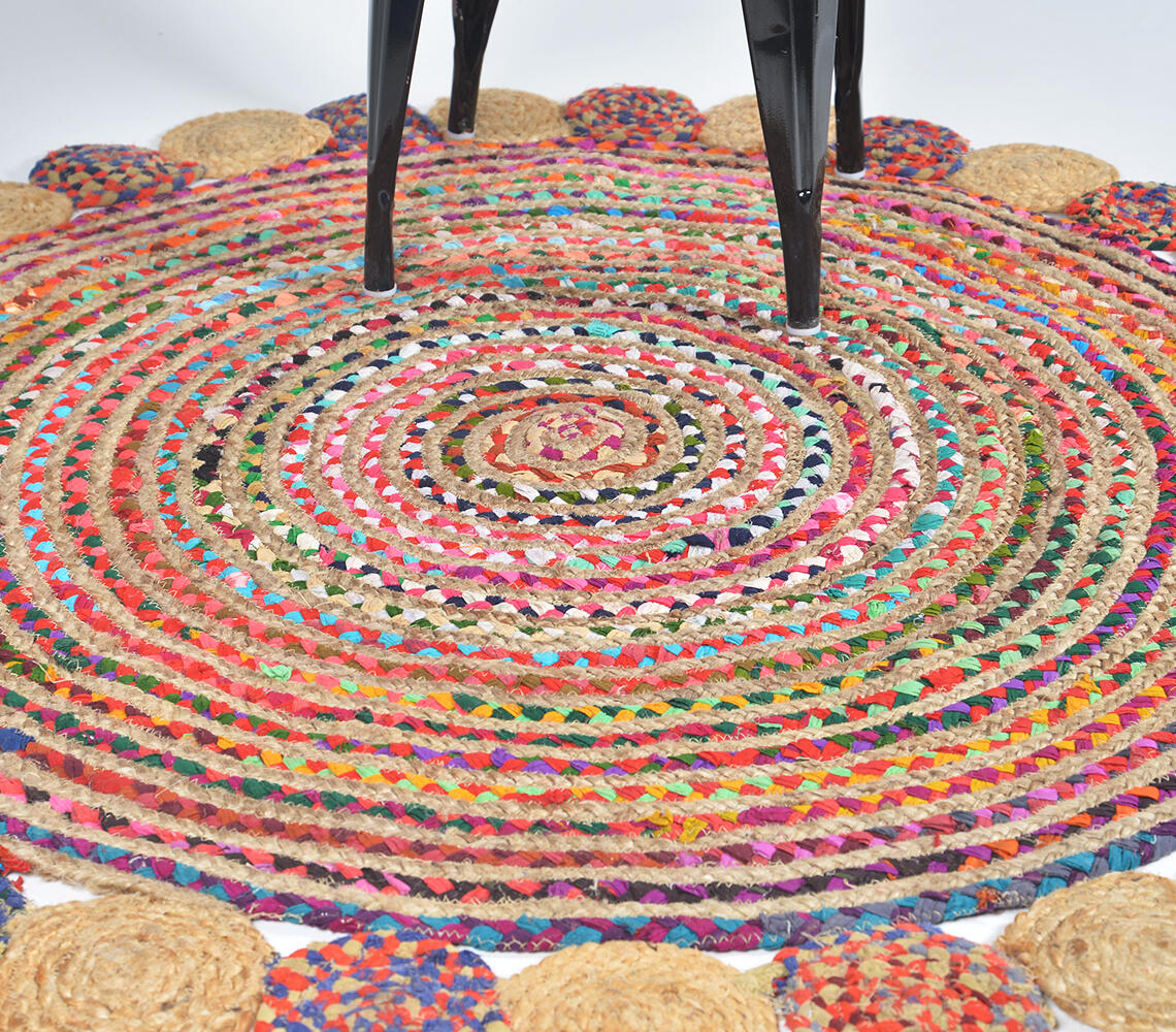 Hand Braided Jute Round Rug