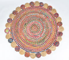 Hand Braided Jute Round Rug