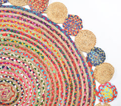 Hand Braided Jute Round Rug