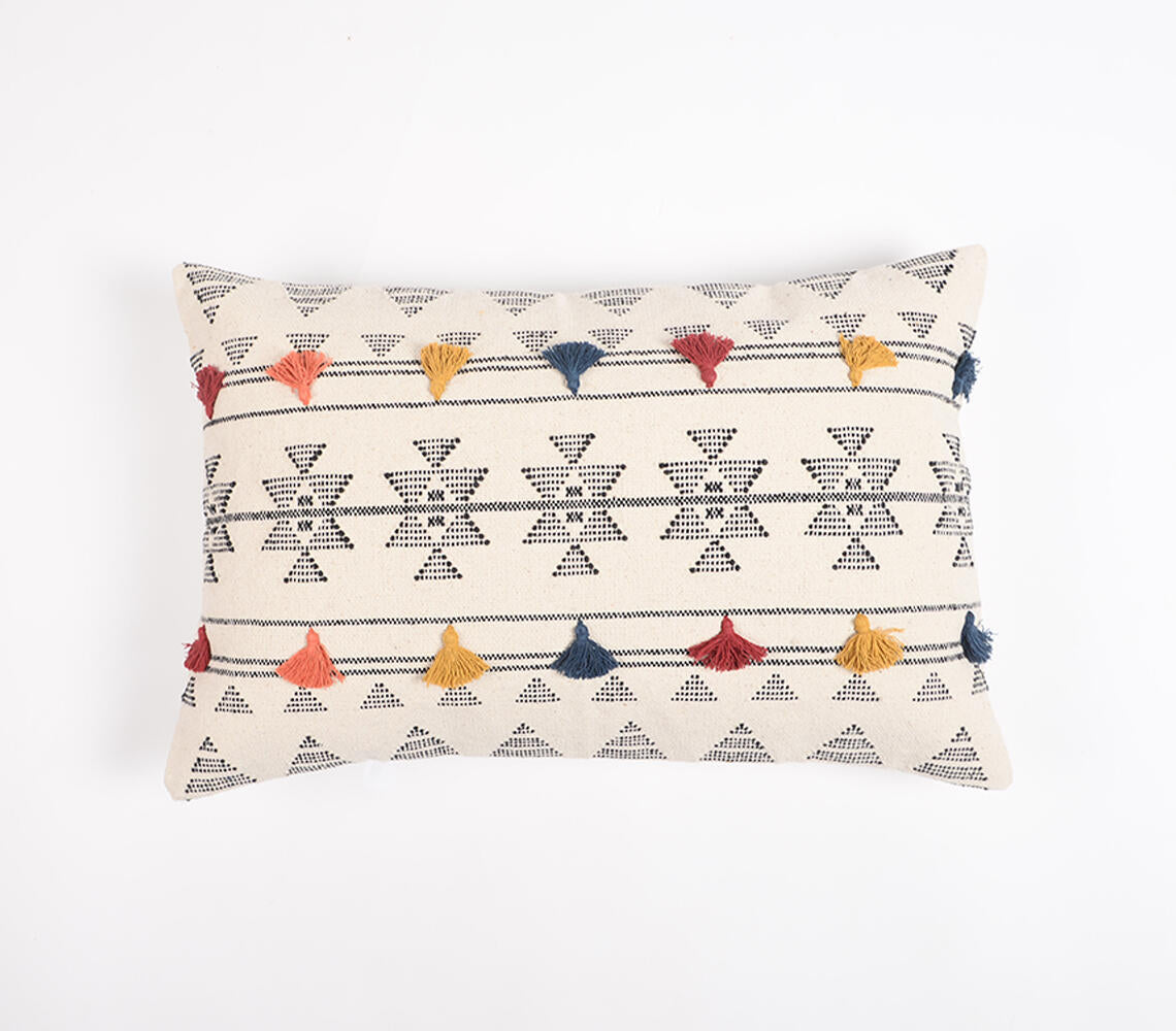 Handloom Woven Cotton Sham Cover