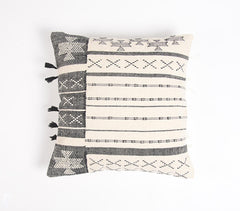 Handloom Woven Cotton Cushion Cover