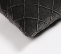 Dyed Cotton Lumbar Cushion Cover