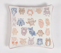 Embroidered Cotton Cushion Cover 1